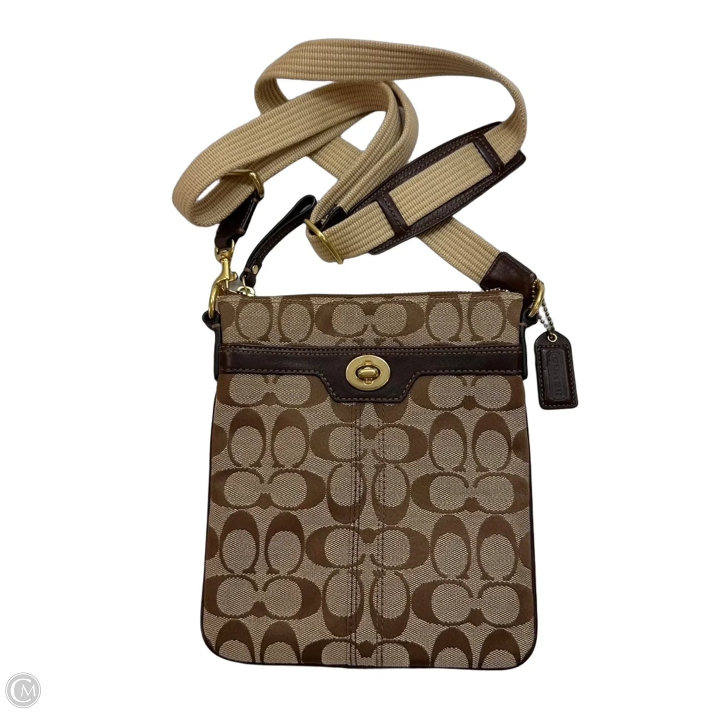 Crossbody Designer By Coach, Size: Small