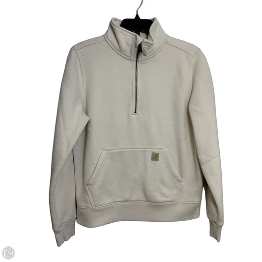 Sweatshirt Collar By Carhartt In Cream, Size: M