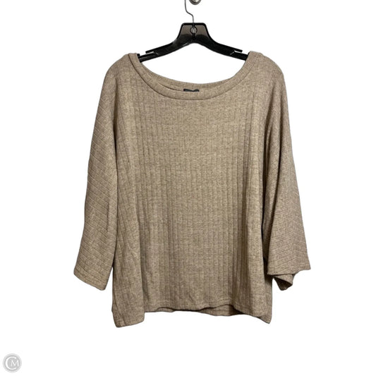 Top 3/4 Sleeve By Vince Camuto In Brown, Size: Xl