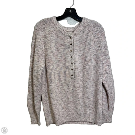 Sweater By Loft In Multi-colored, Size: L