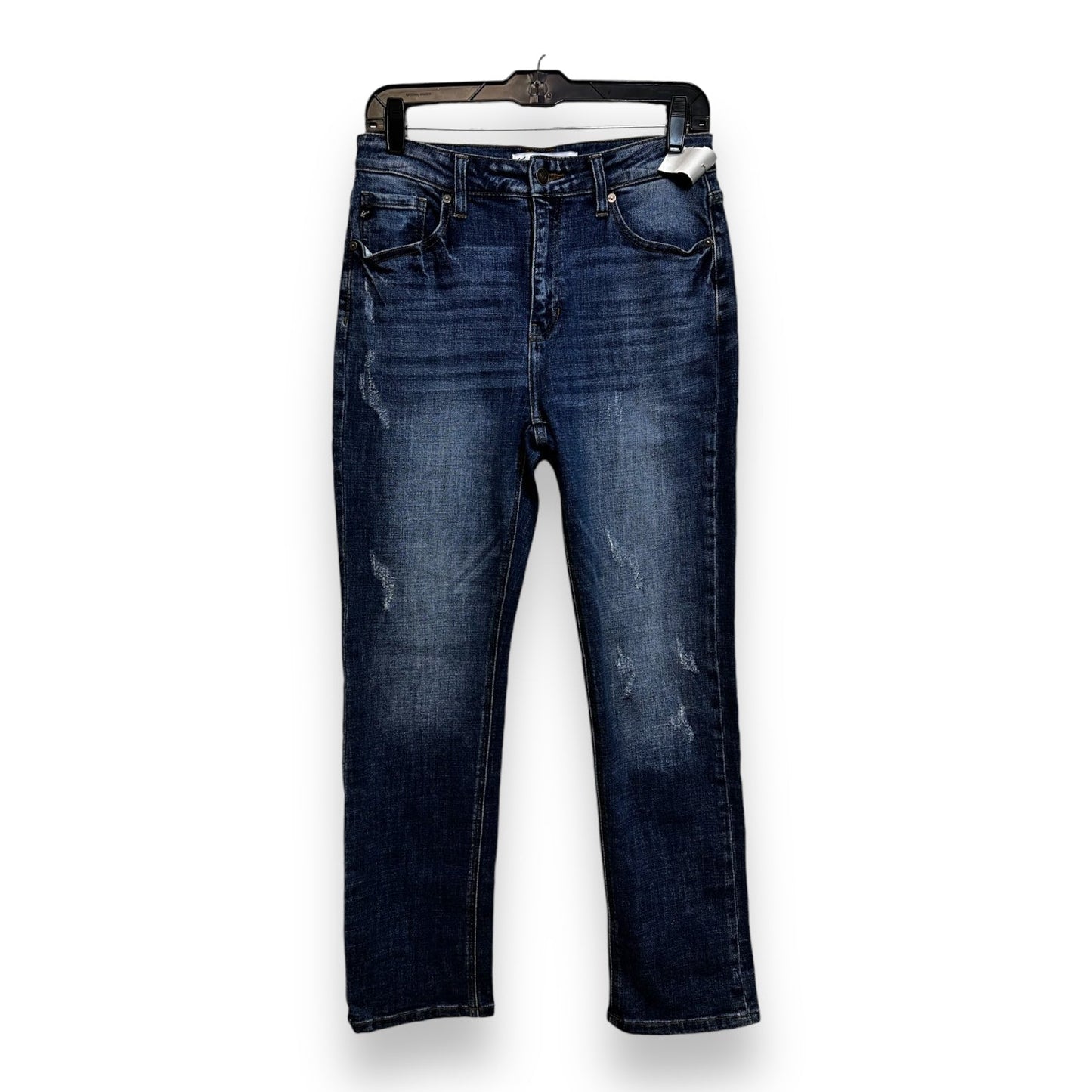 Jeans Straight By Kancan In Blue Denim, Size: 4