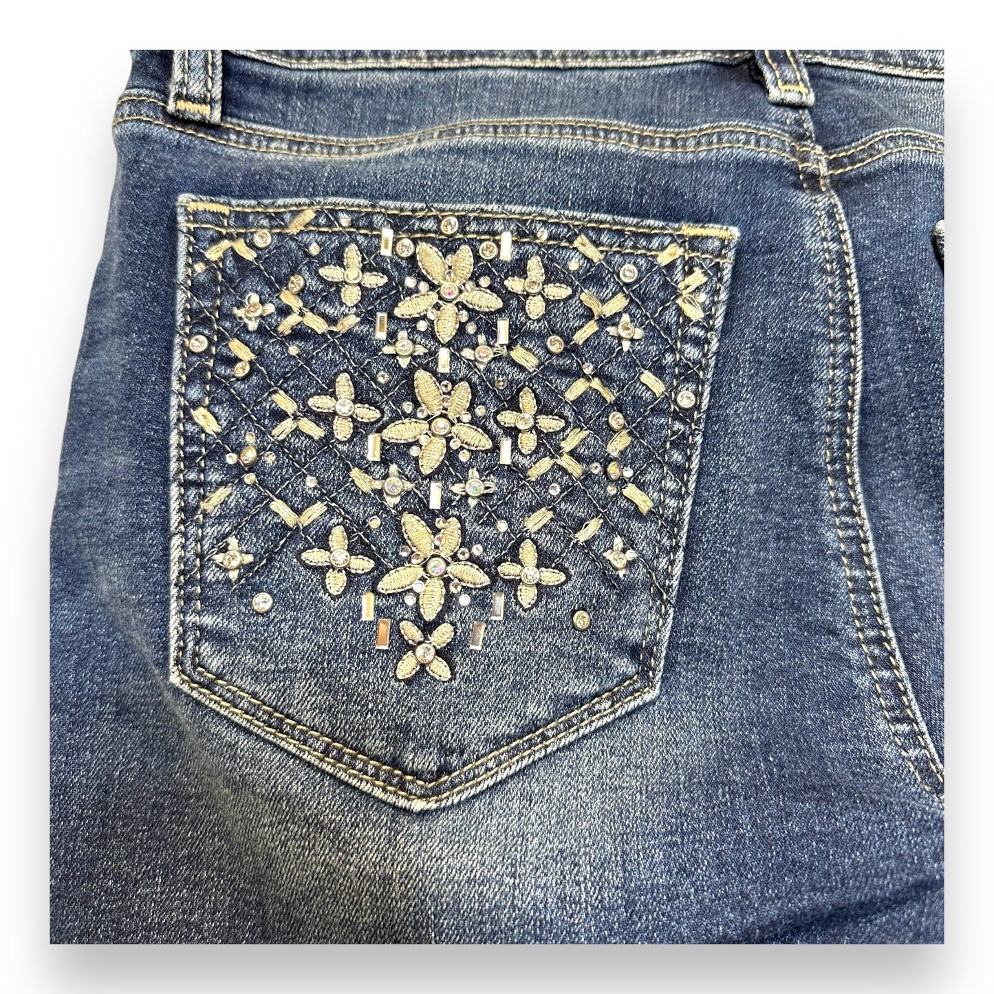 Jeans Skinny By Miss Me In Blue Denim, Size: 6