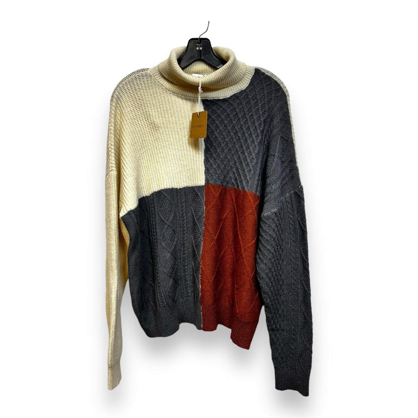 Sweater By Blu Pepper In Multi-colored, Size: L