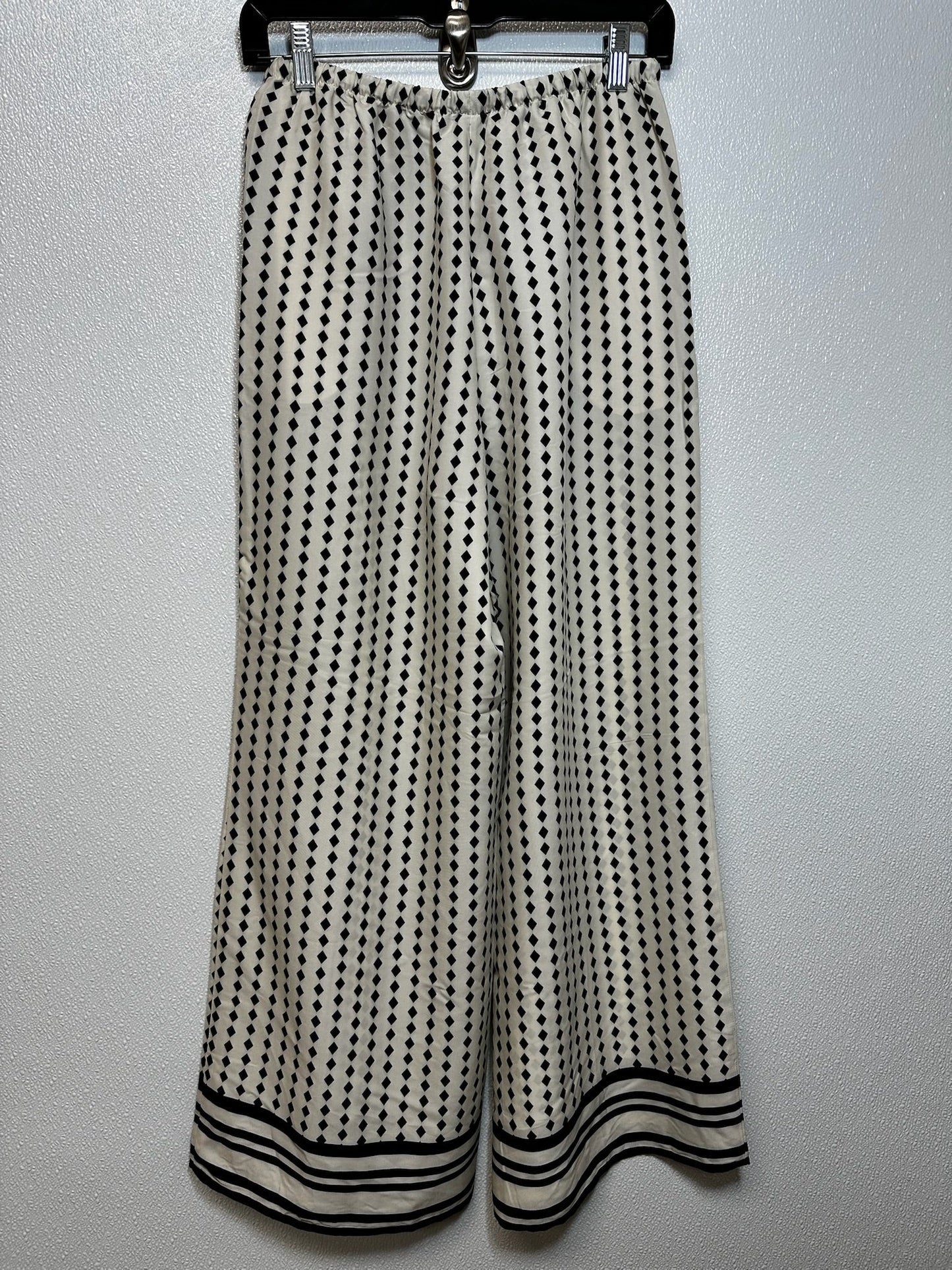 Pants Linen By Express In White Black, Size: Xs