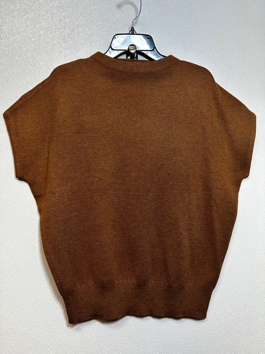 Sweater Short Sleeve By Cynthia Rowley In Brown, Size: S