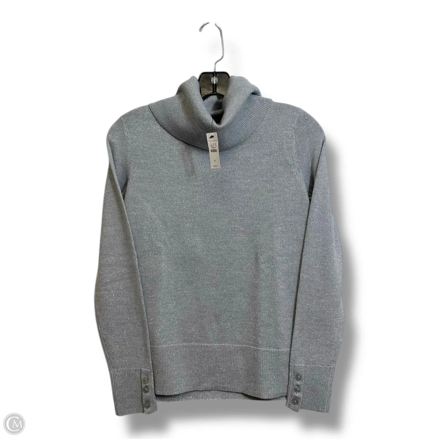 Sweater By Talbots In Silver, Size: Xs