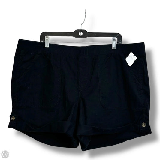 Shorts By Sonoma In Black, Size: Xxl