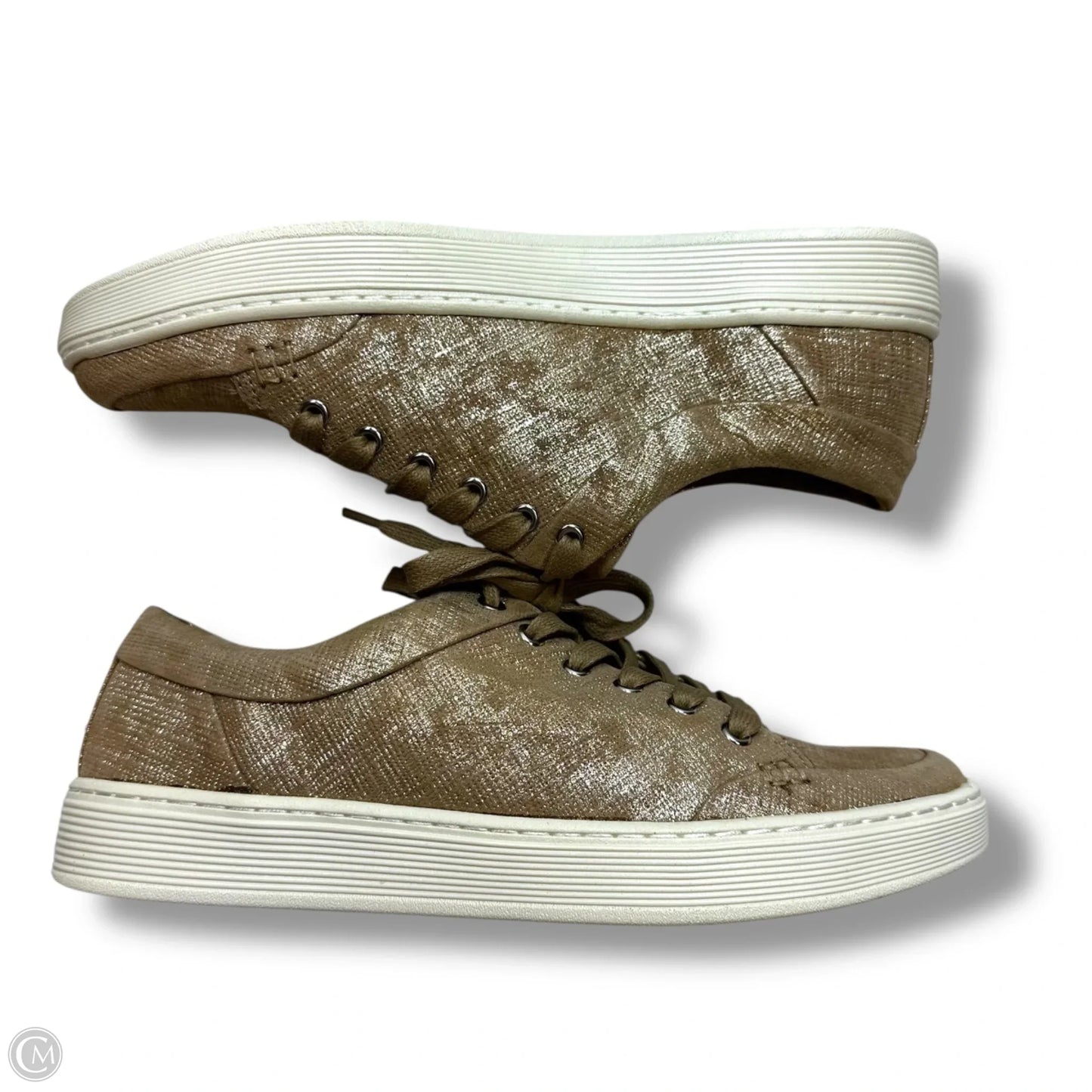 Shoes Sneakers By Sofft In Gold, Size: 11