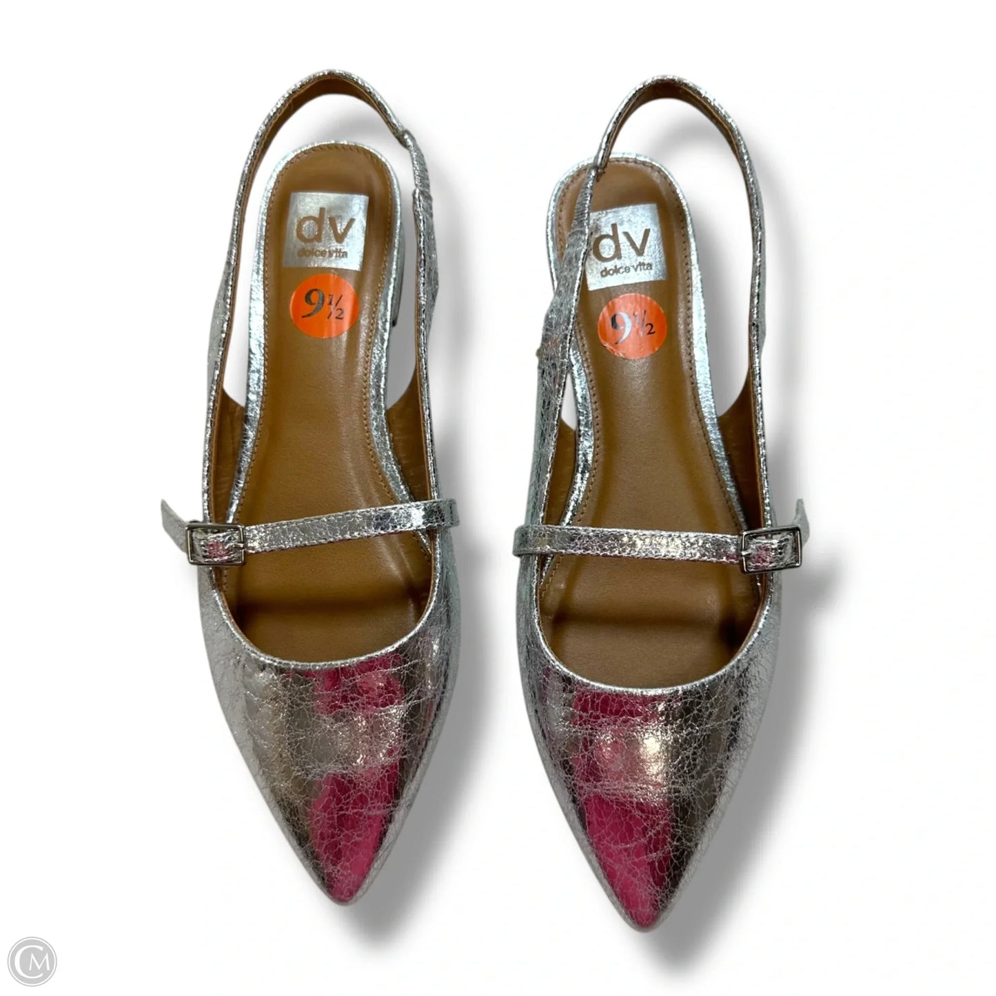 Shoes Flats By Dolce Vita In Silver, Size: 9.5