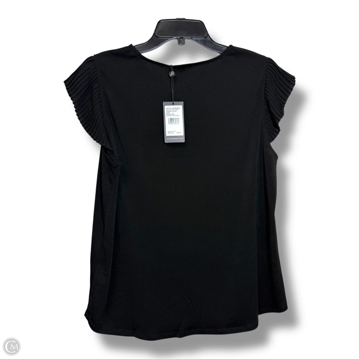 Top Sleeveless By Adrianna Papell In Black, Size: L