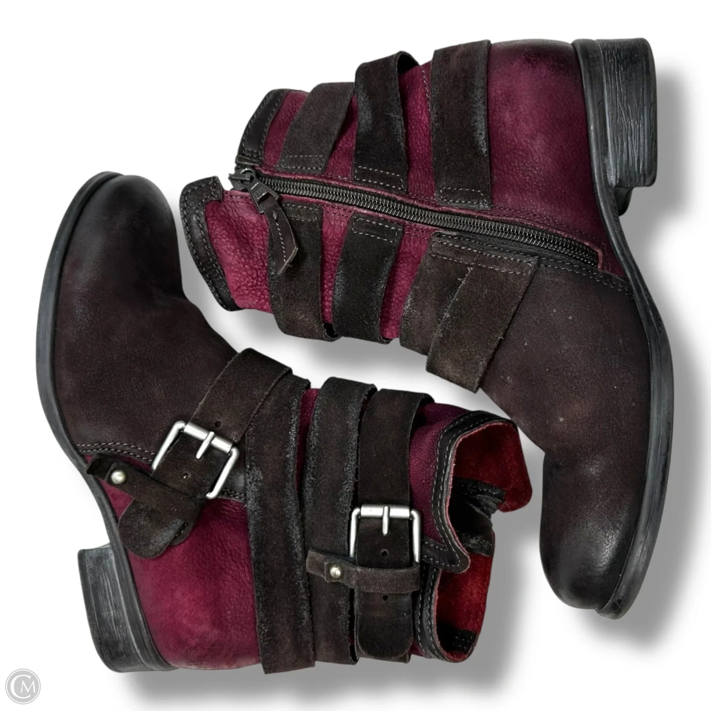 Boots Ankle Flats By Miz Mooz In Brown, Size: 7