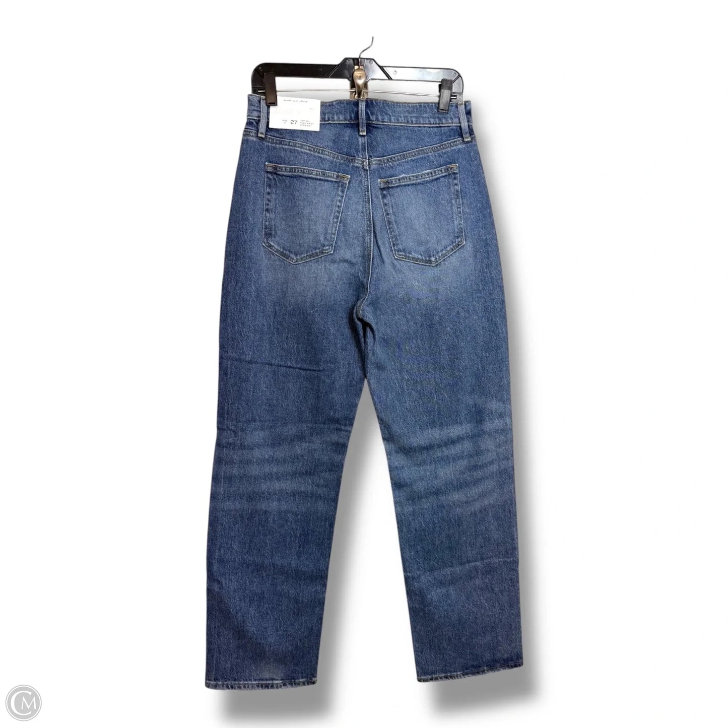 Jeans Straight By Loft In Blue Denim, Size: 4
