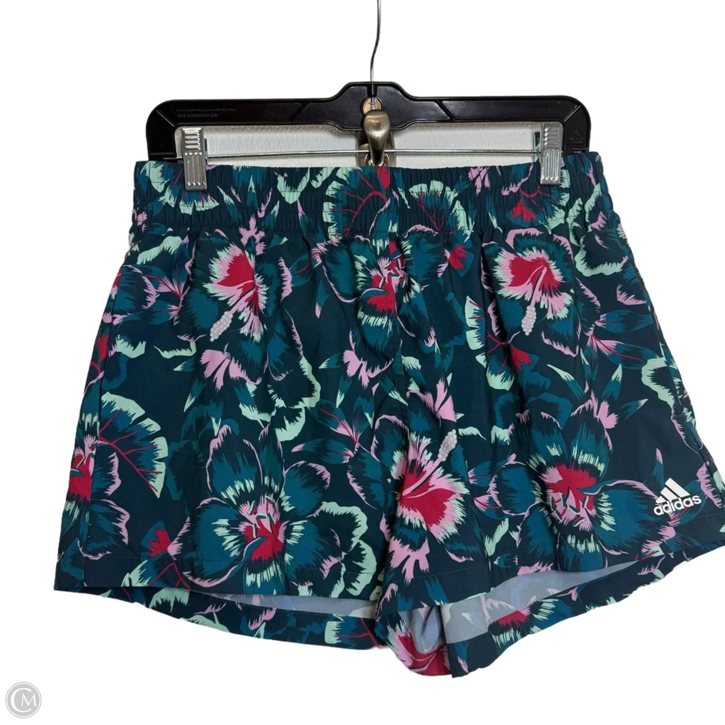 Athletic Shorts By Adidas In Multi-colored, Size: M