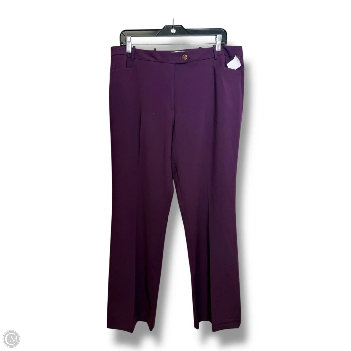 Pants Dress By Calvin Klein In Purple, Size: 12