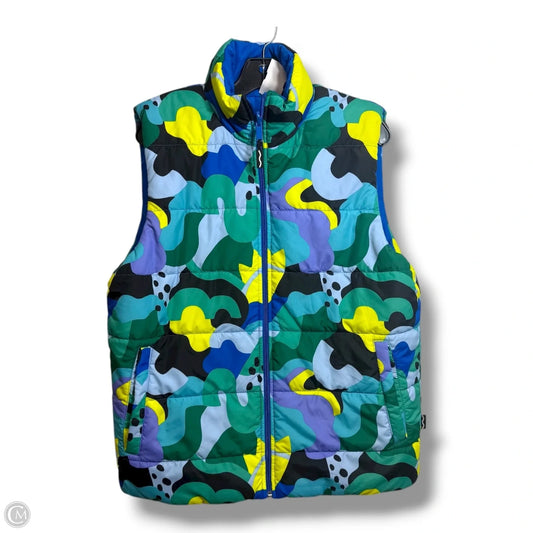 Reversible Vest Puffer & Quilted By Clothes Mentor In Multi-colored, Size: M