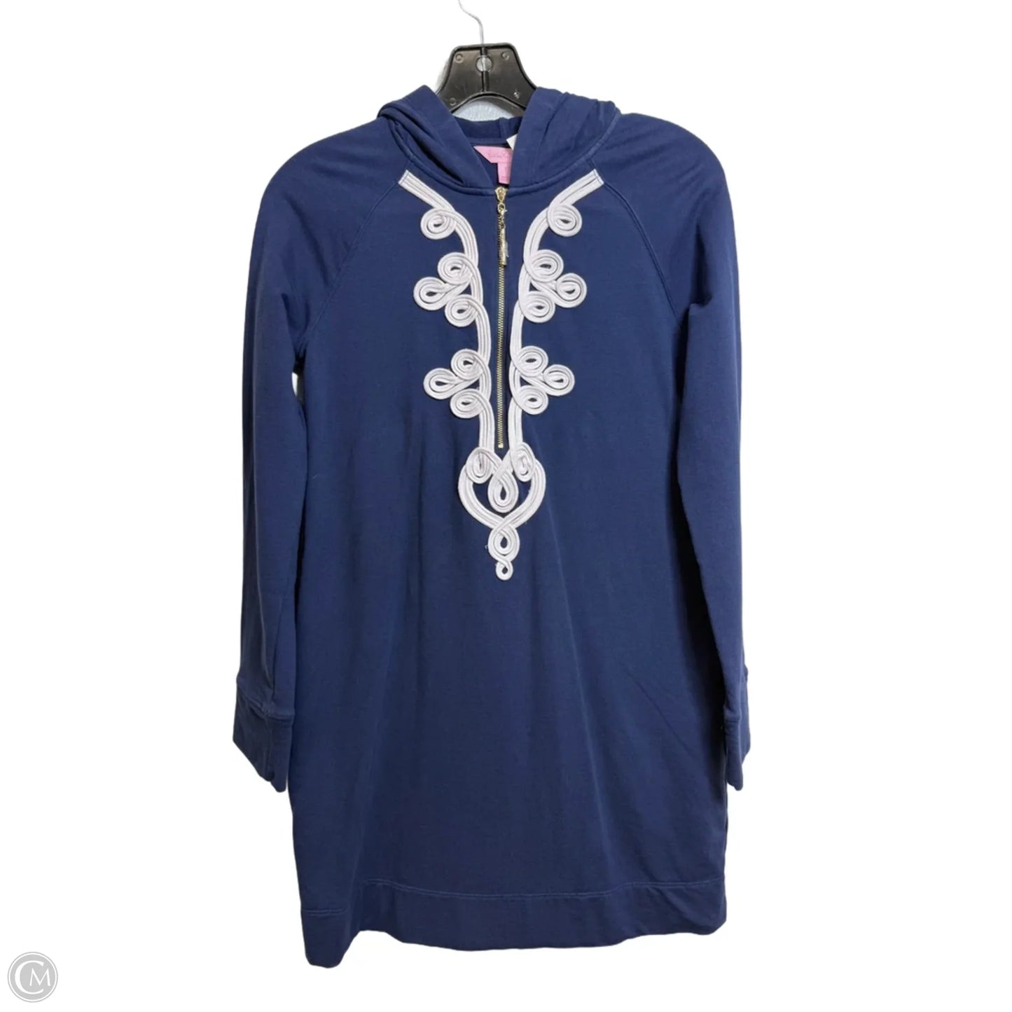 Top Long Sleeve Designer By Lilly Pulitzer In Blue, Size: S