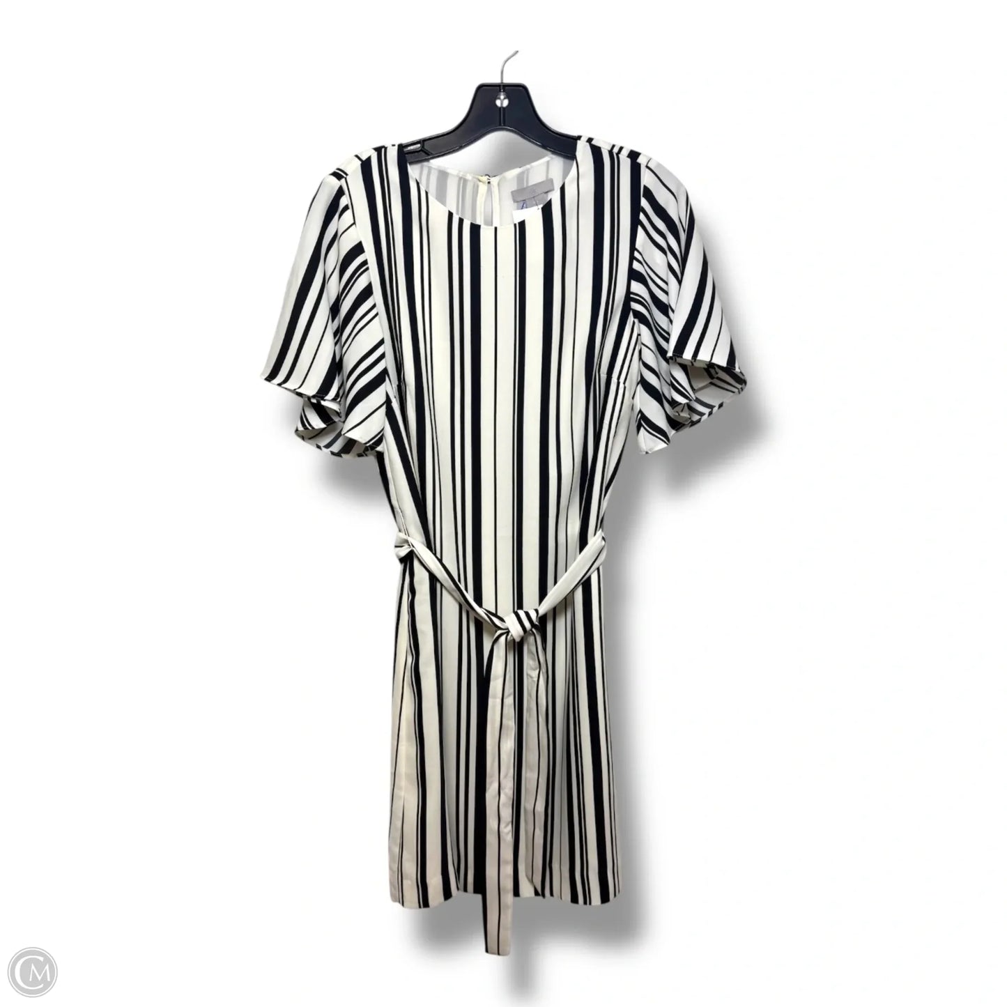 Dress Casual Midi By H&m In Striped Pattern, Size: 2