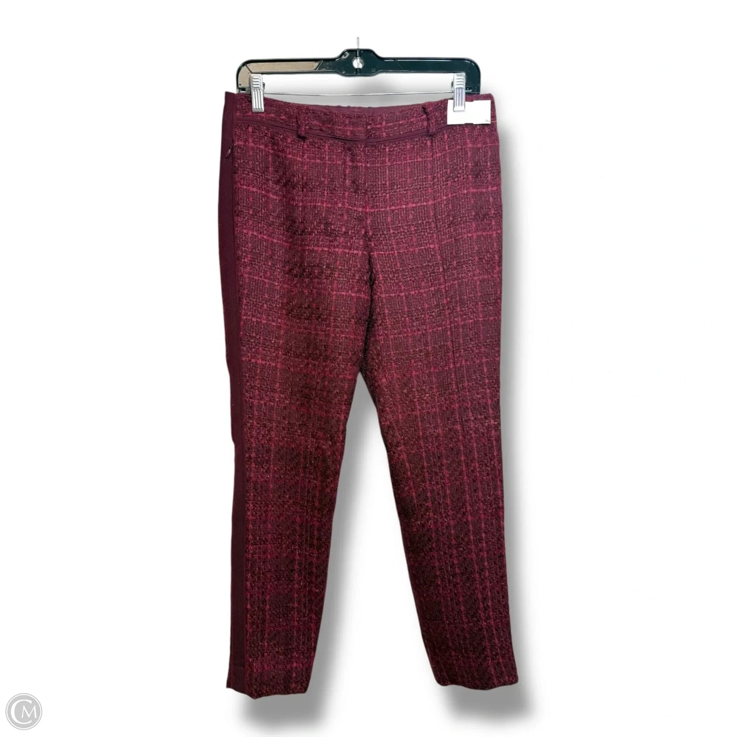 Pants Designer By Tory Burch In Maroon, Size: 4