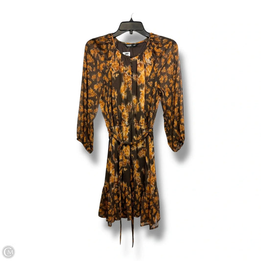 Dress Casual Short By Simply Vera In Brown, Size: S