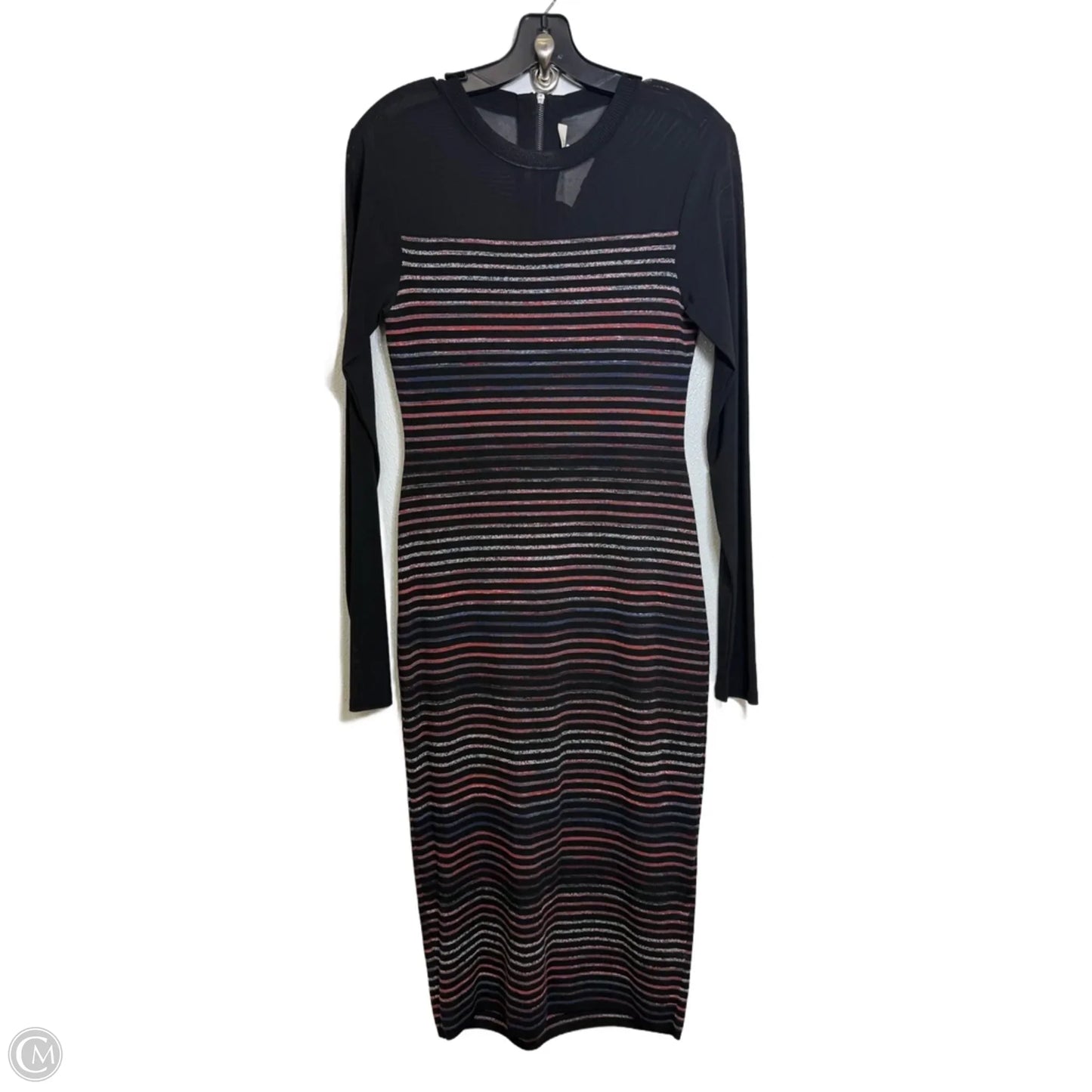 Dress Casual Maxi By Rachel Roy In Black, Size: L