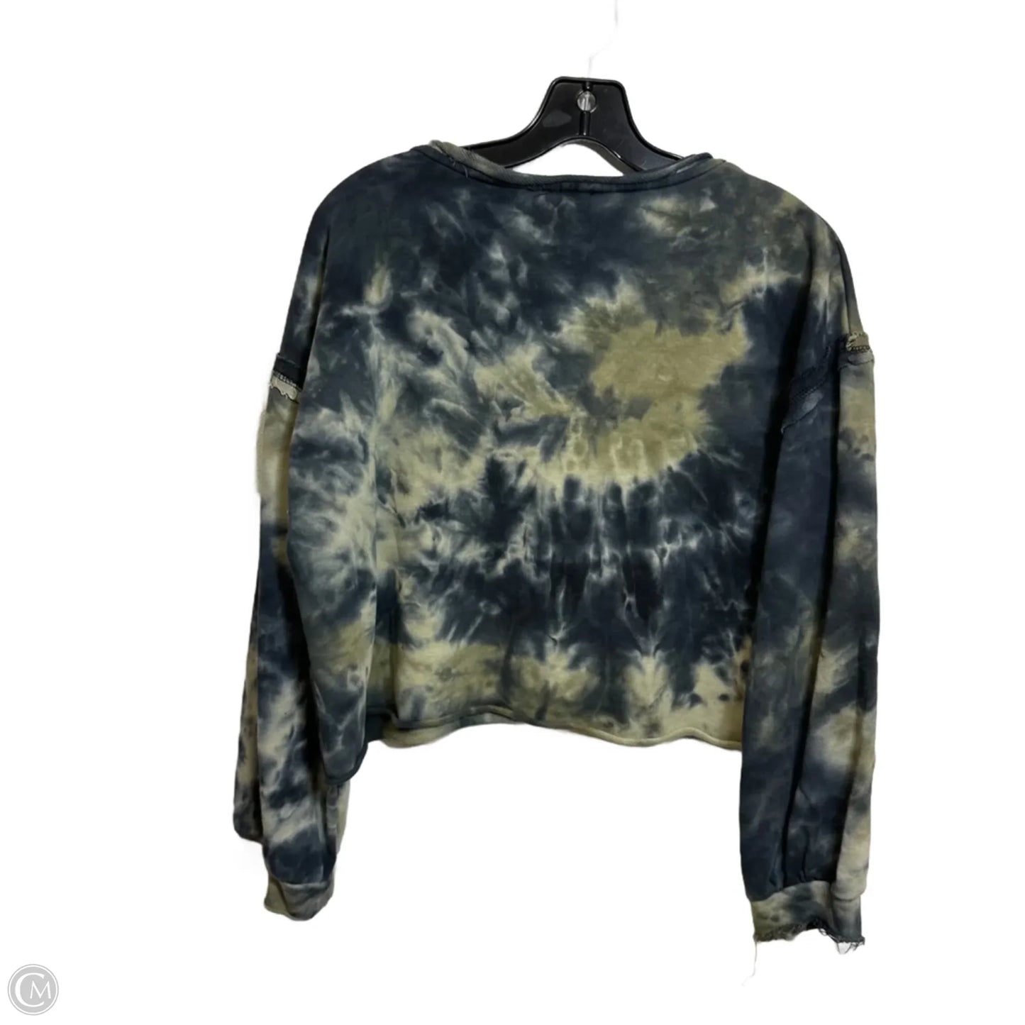 Sweatshirt Crewneck By Pol In Tie Dye Print, Size: M