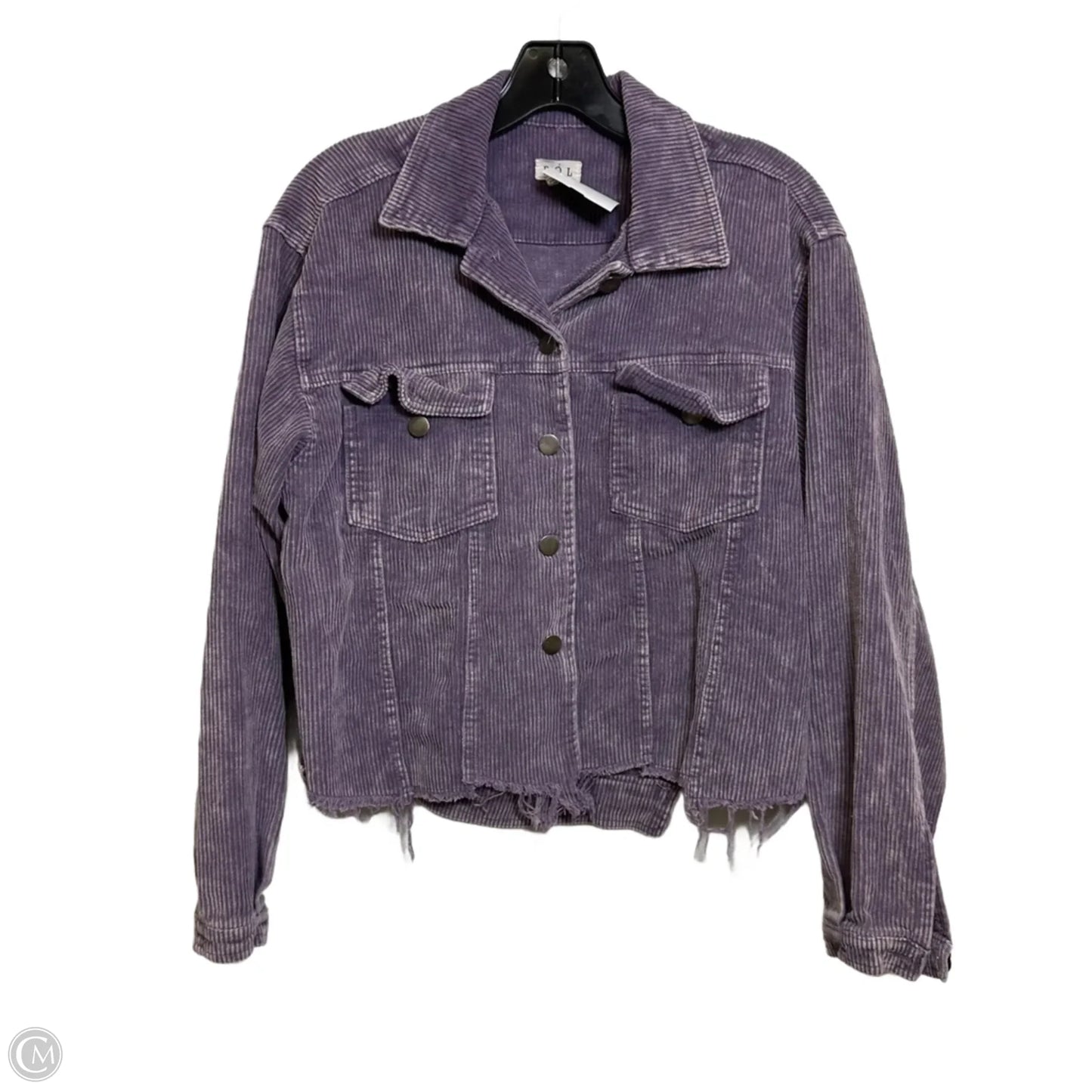Jacket Other By Pol In Purple, Size: S