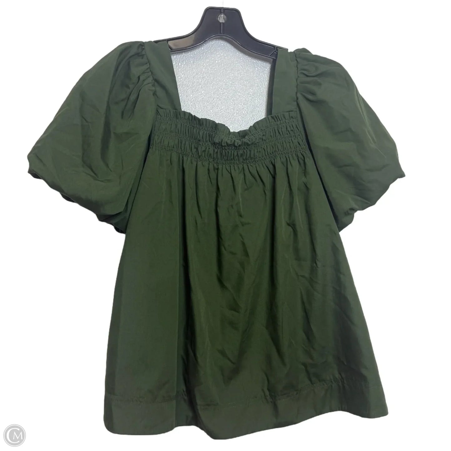 Top Short Sleeve Basic By Gigio In Green, Size: S