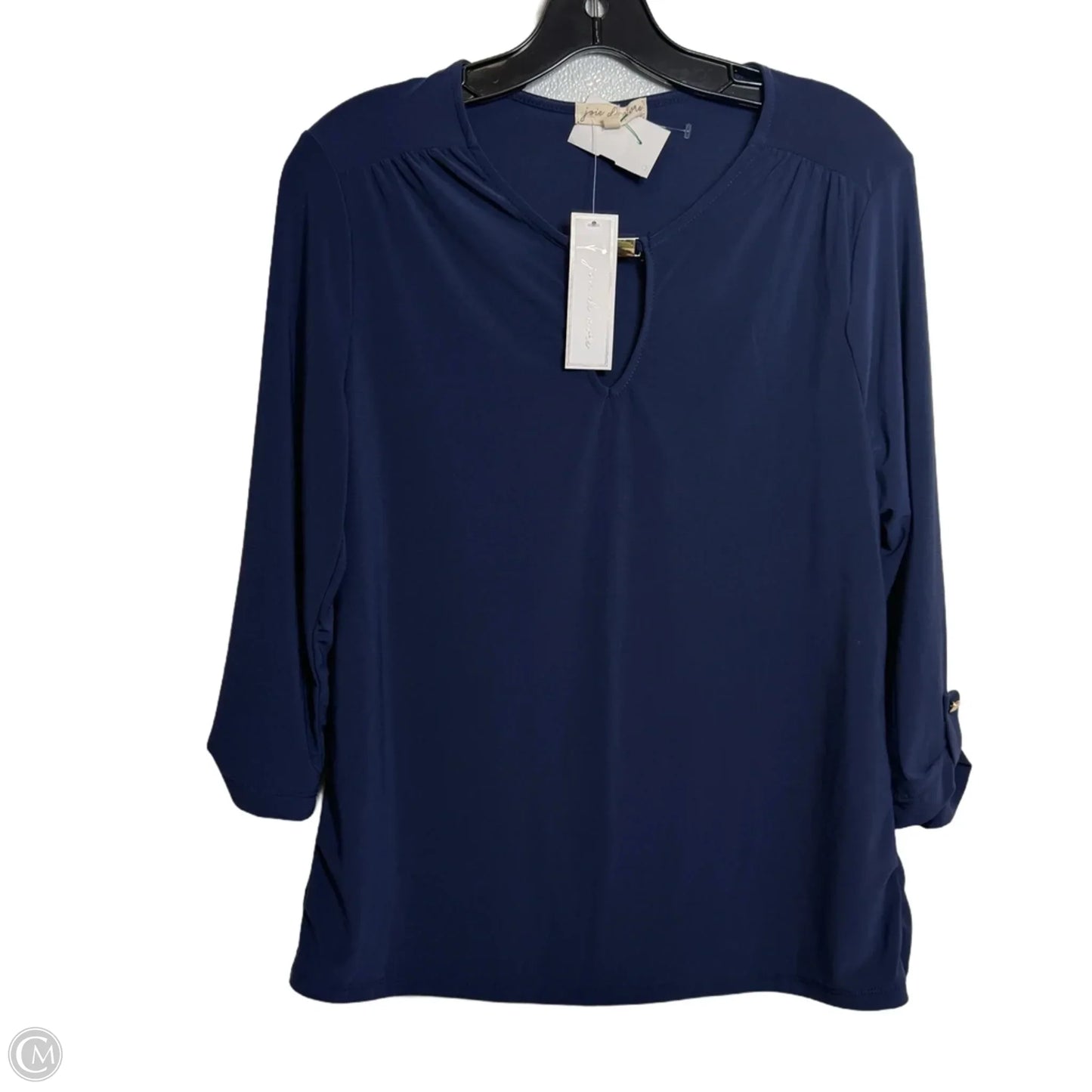 Top Long Sleeve Basic By Clothes Mentor In Blue, Size: M