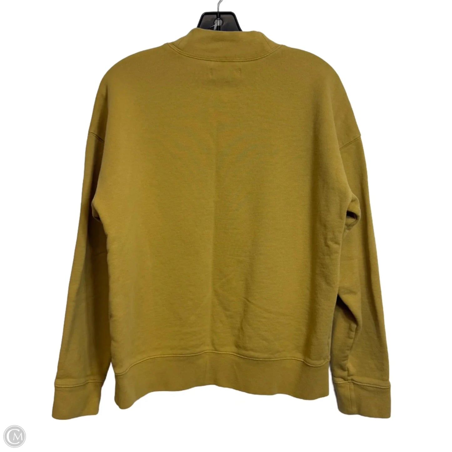 Sweatshirt Crewneck By Madewell In Yellow, Size: S
