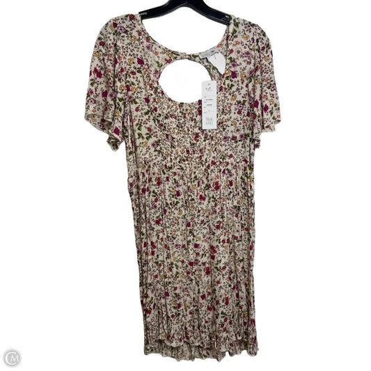 Dress Casual Short By Patrons Of Peace In Floral Print, Size: L