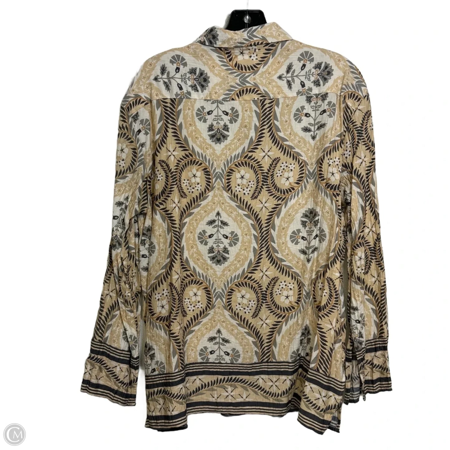 Top Long Sleeve Basic By H&m In Tan, Size: M