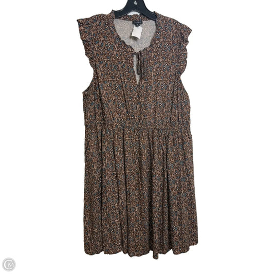 Dress Casual Short By Torrid In Brown, Size: 2x