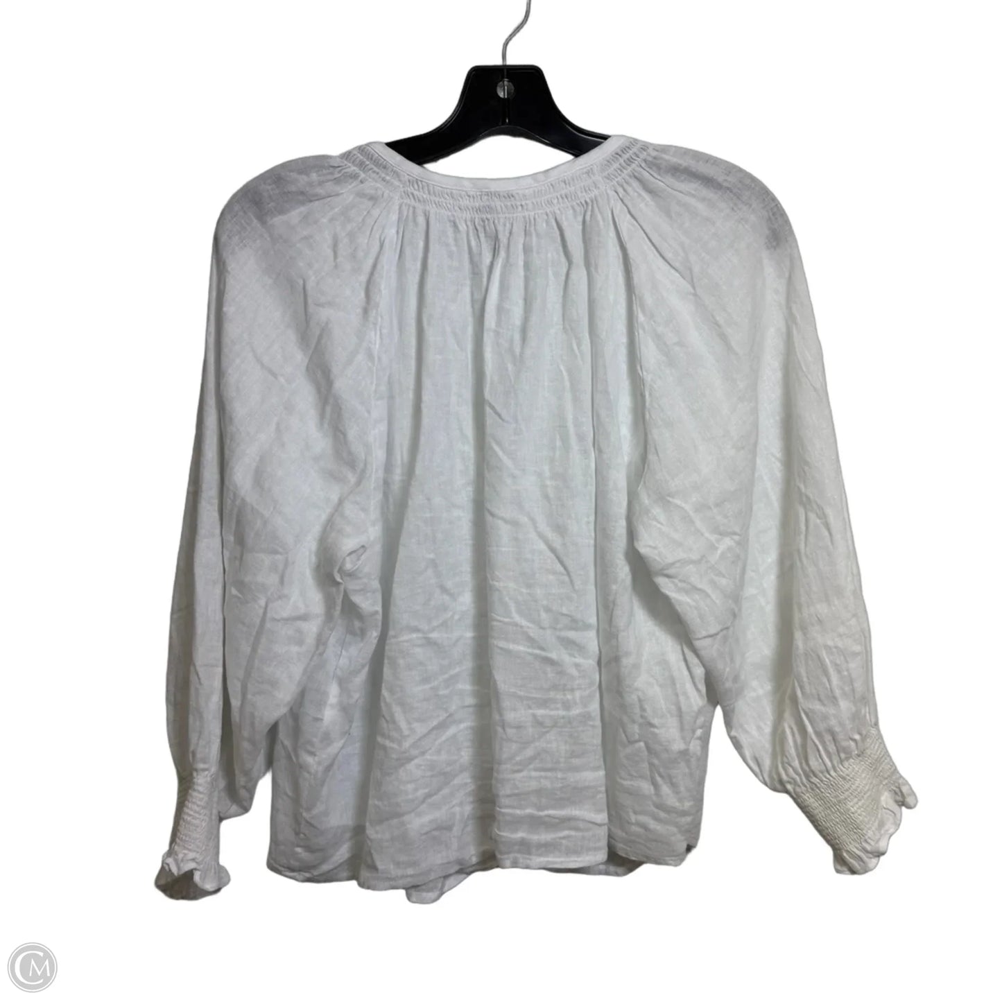 Top Long Sleeve Basic By Rails In White, Size: M