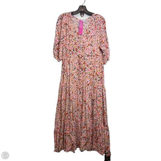 Dress Casual Maxi By Petal & Pup In Floral Print, Size: L
