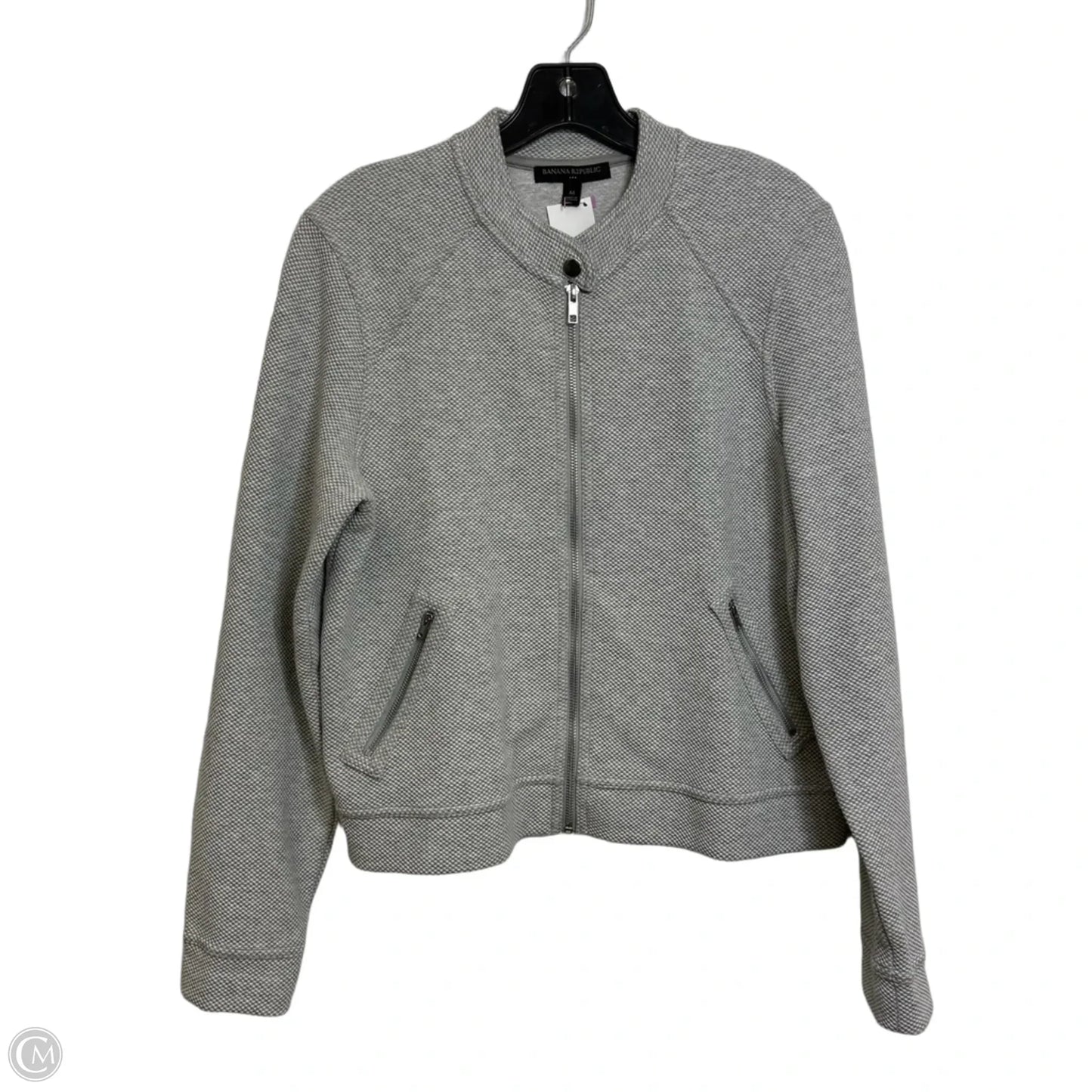 Jacket Basic By Banana Republic In Grey, Size: M