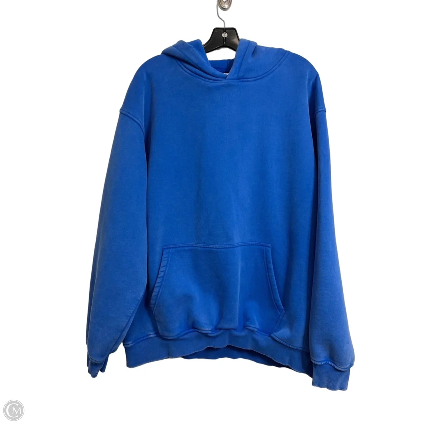Sweatshirt Hoodie By Clothes Mentor In Blue, Size: L