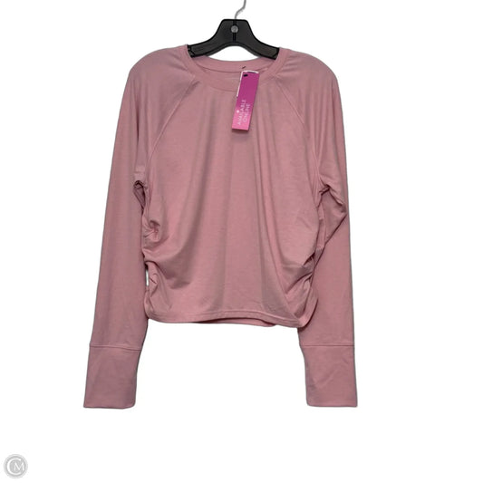 Top Long Sleeve Basic By Offline In Pink, Size: Xl