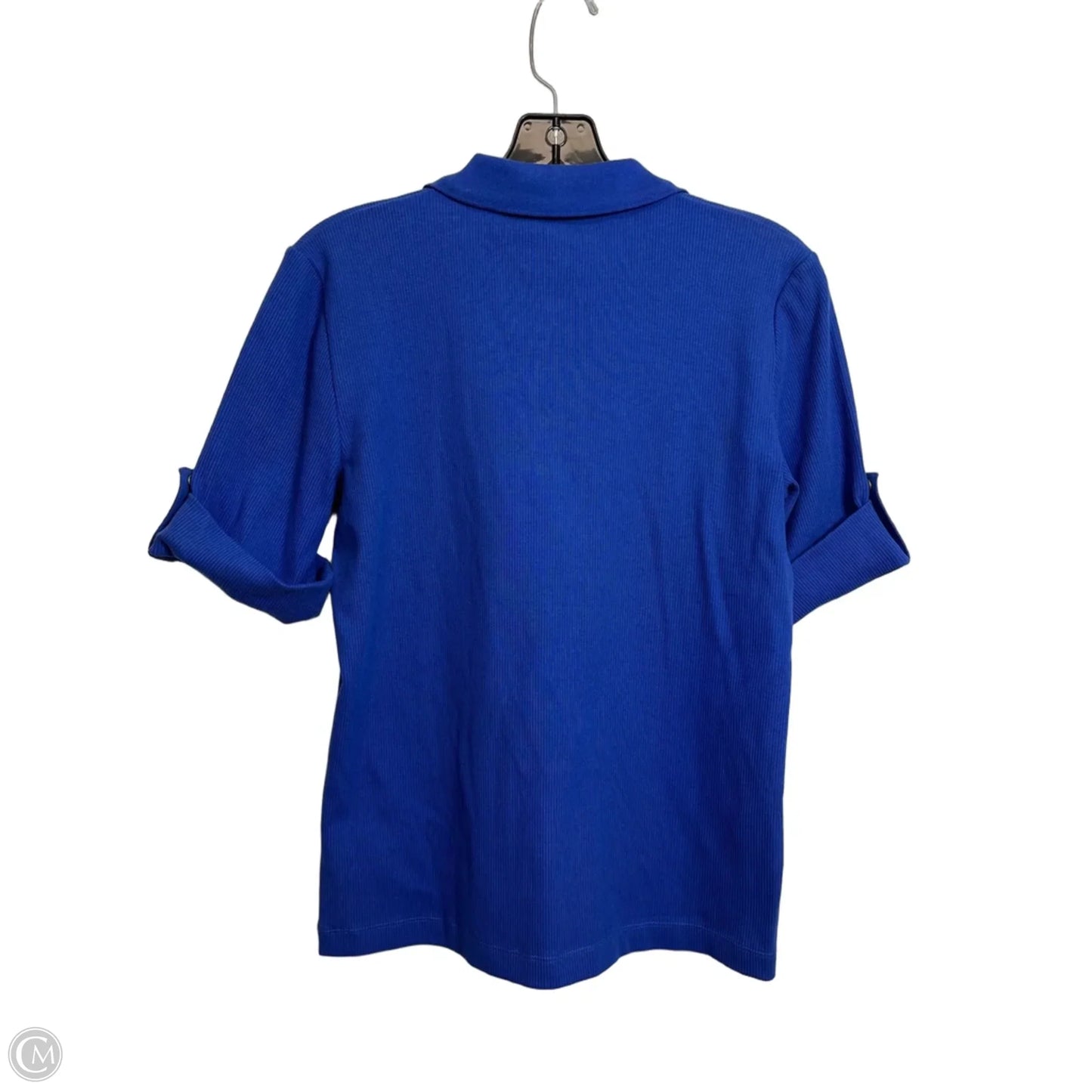 Top Short Sleeve Basic By Ralph Lauren In Blue, Size: L