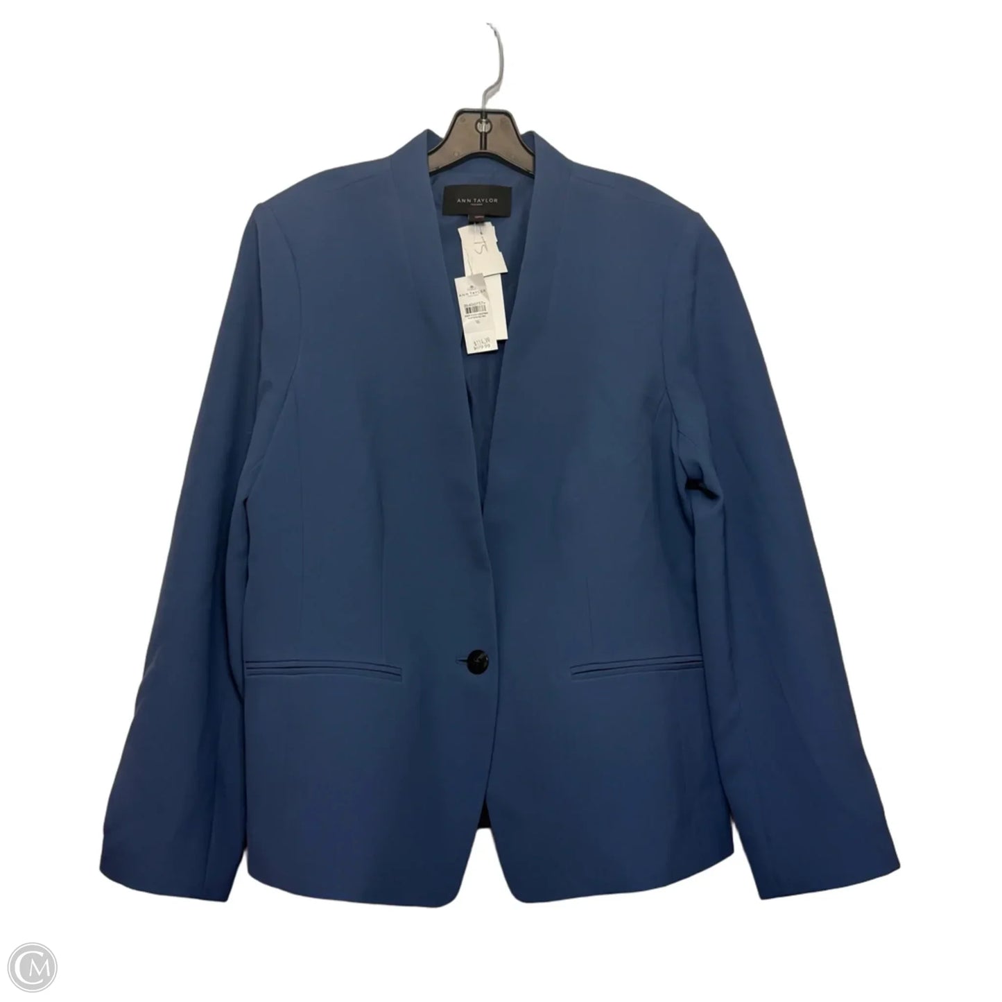 Blazer By Ann Taylor In Blue, Size: Xl
