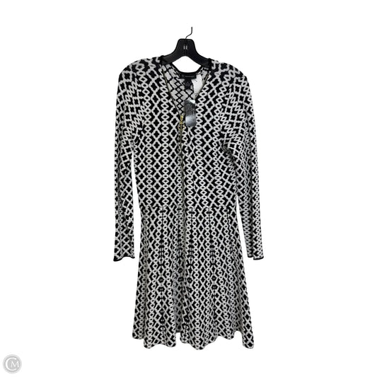 Dress Casual Midi By Inc In Black & White, Size: Xl