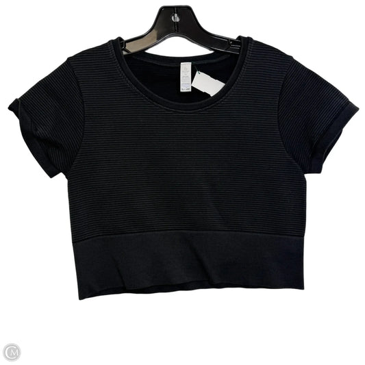 Top Short Sleeve By Offline By Aerie In Black, Size: L