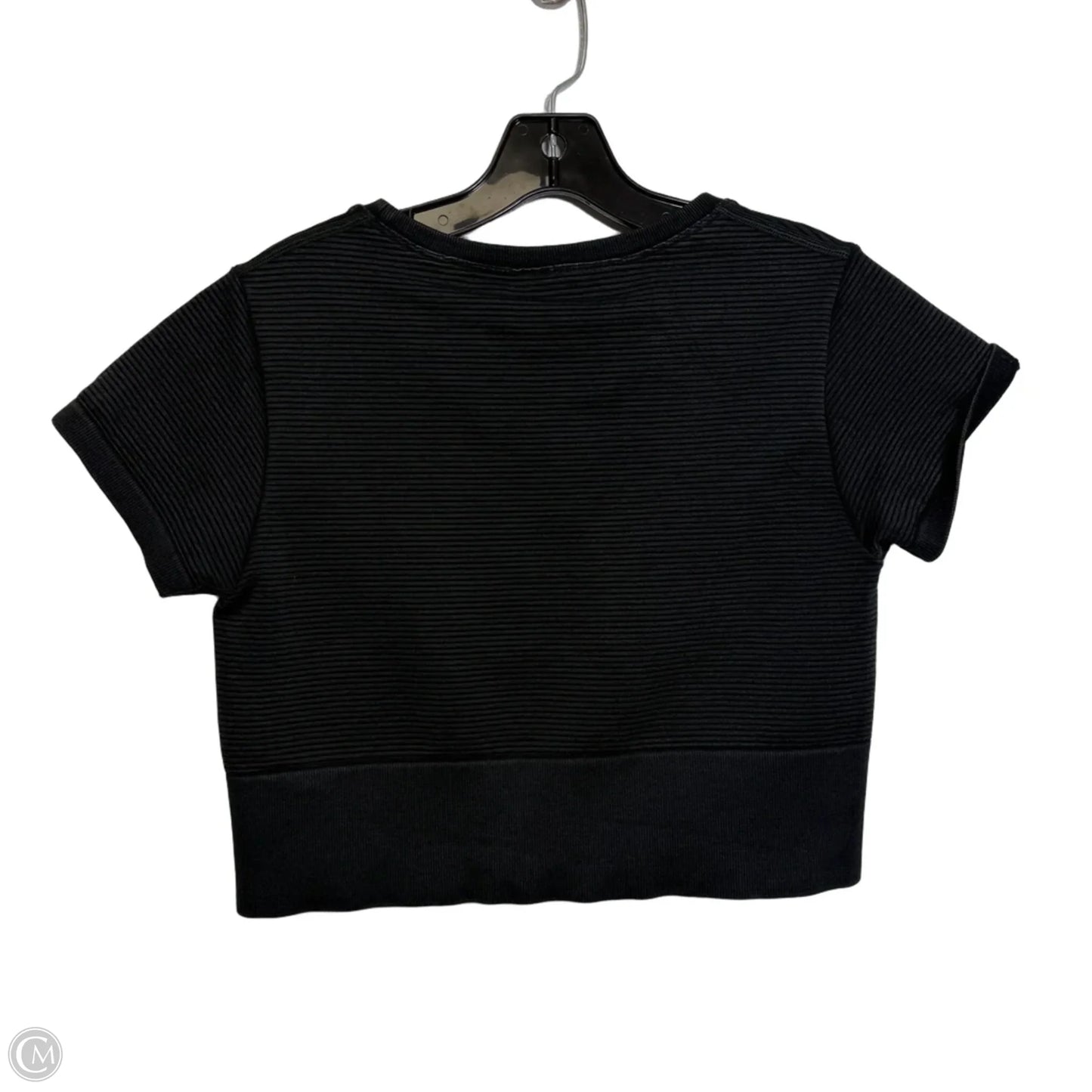 Top Short Sleeve By Offline By Aerie In Black, Size: L