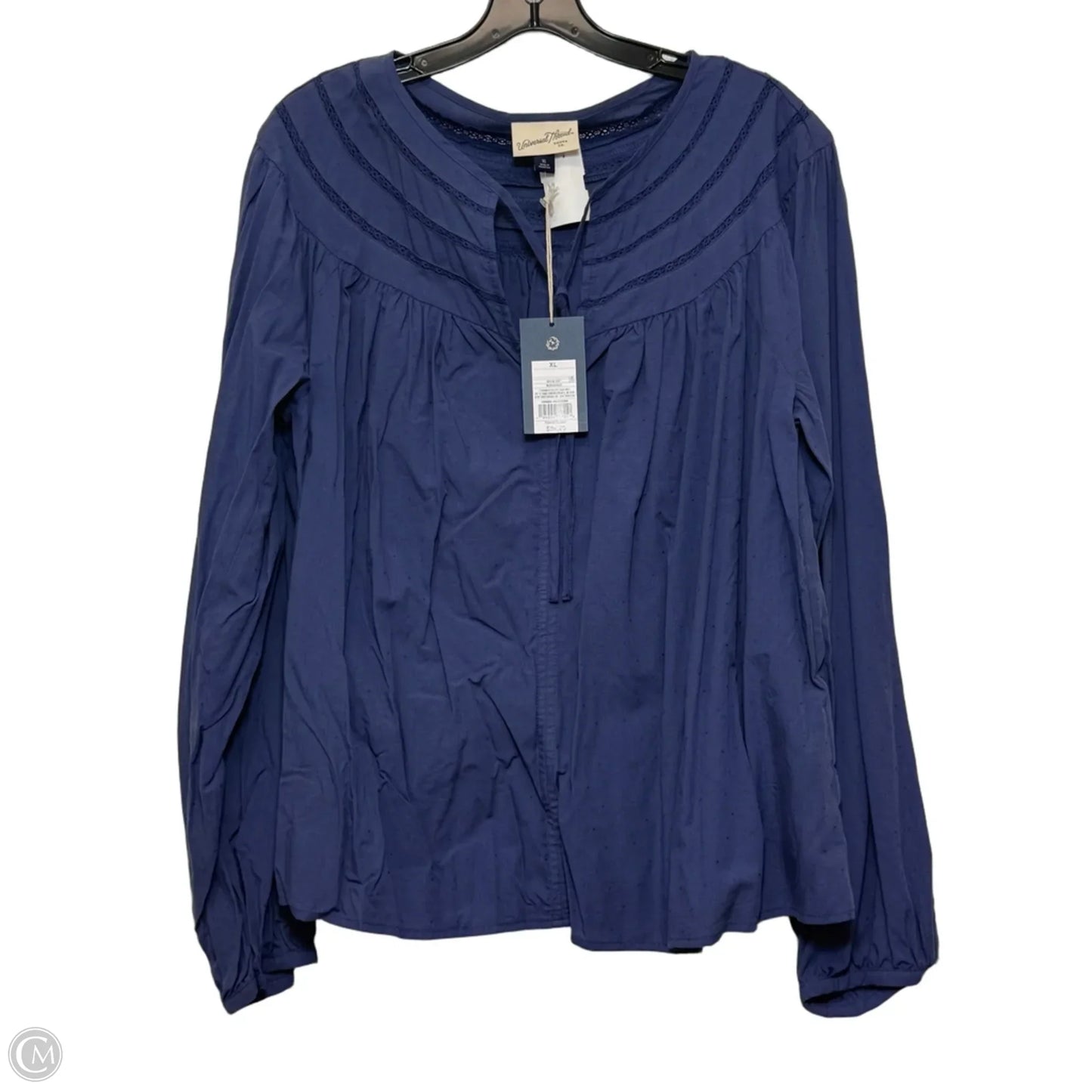 Top Long Sleeve Basic By Universal Thread In Purple, Size: Xl