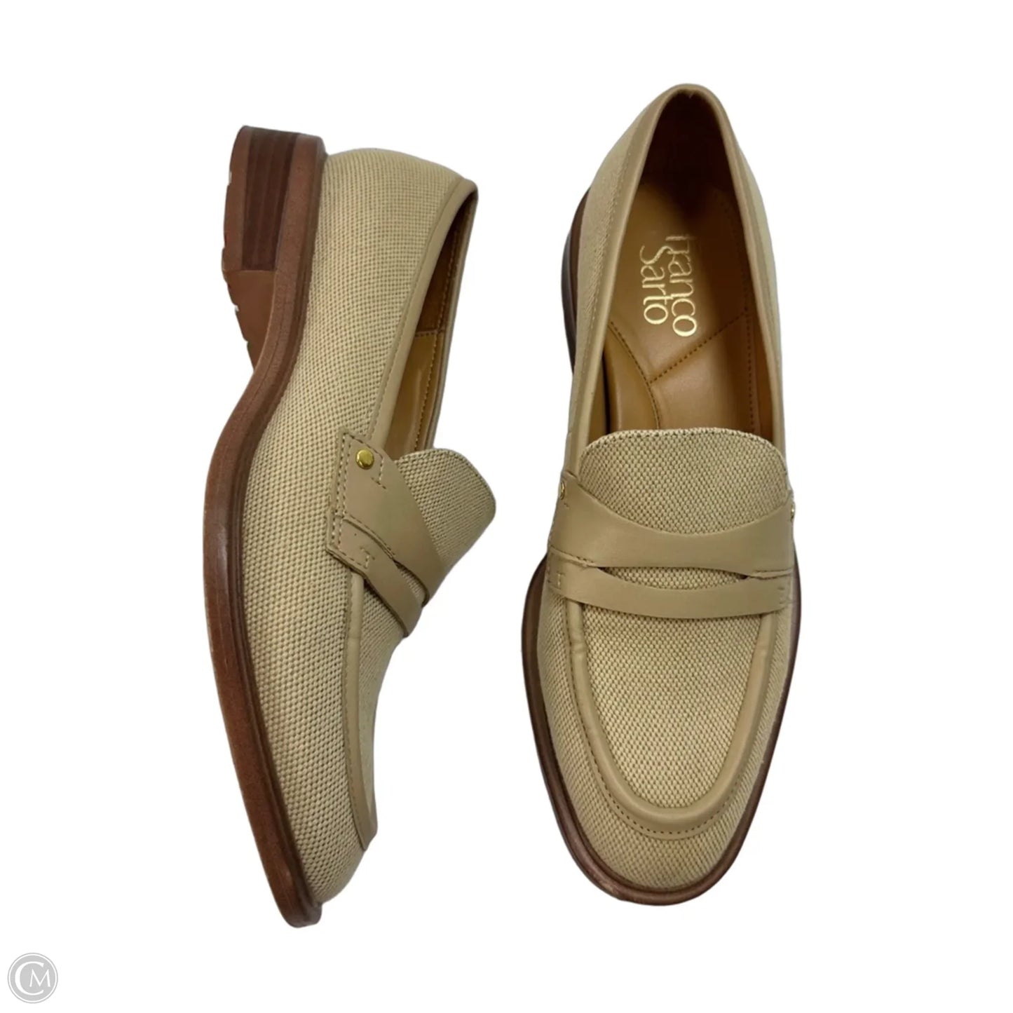Loafers Shoes Flats By Franco Sarto In Beige, Size: 7.5