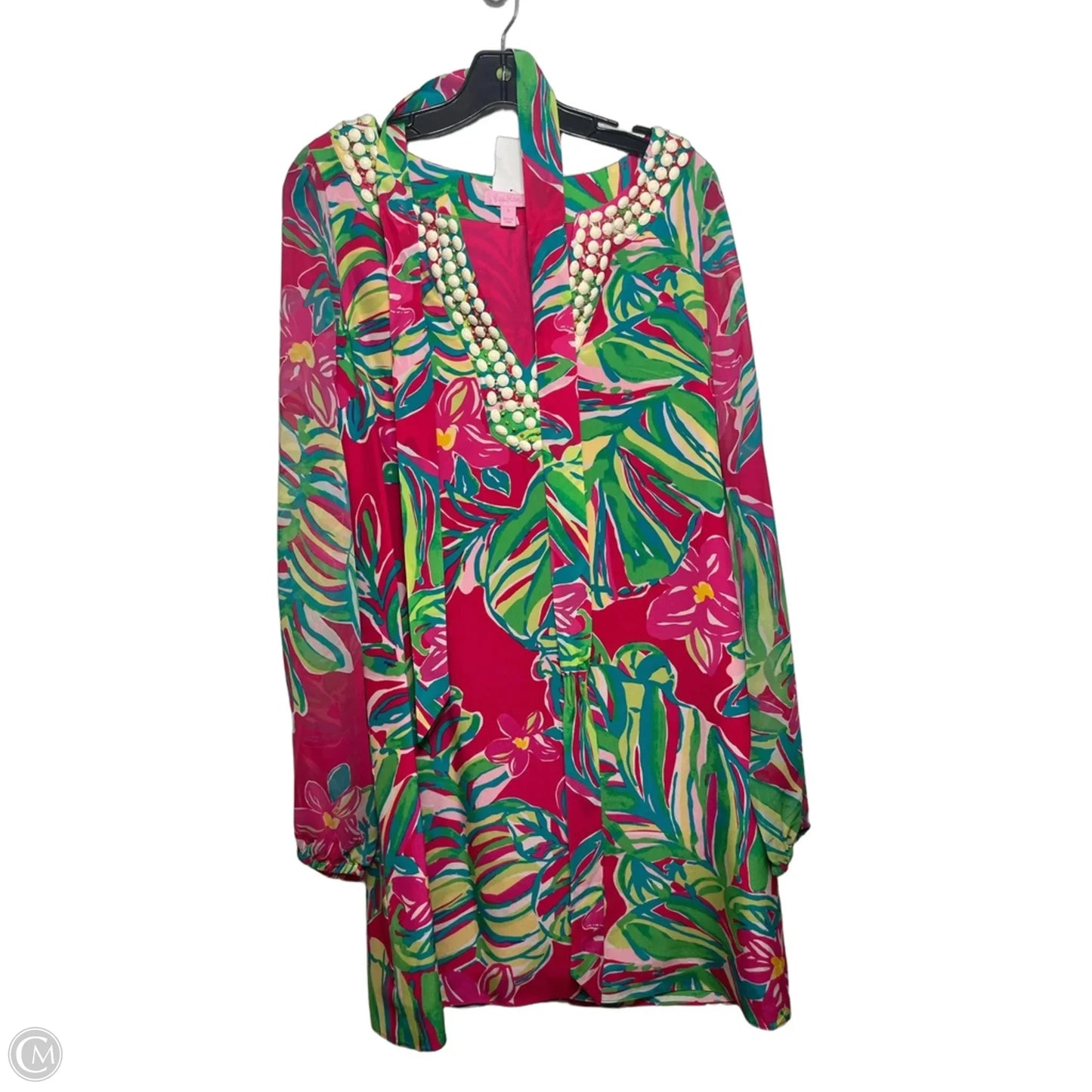 Dress Designer By Lilly Pulitzer In Floral Print, Size: 8
