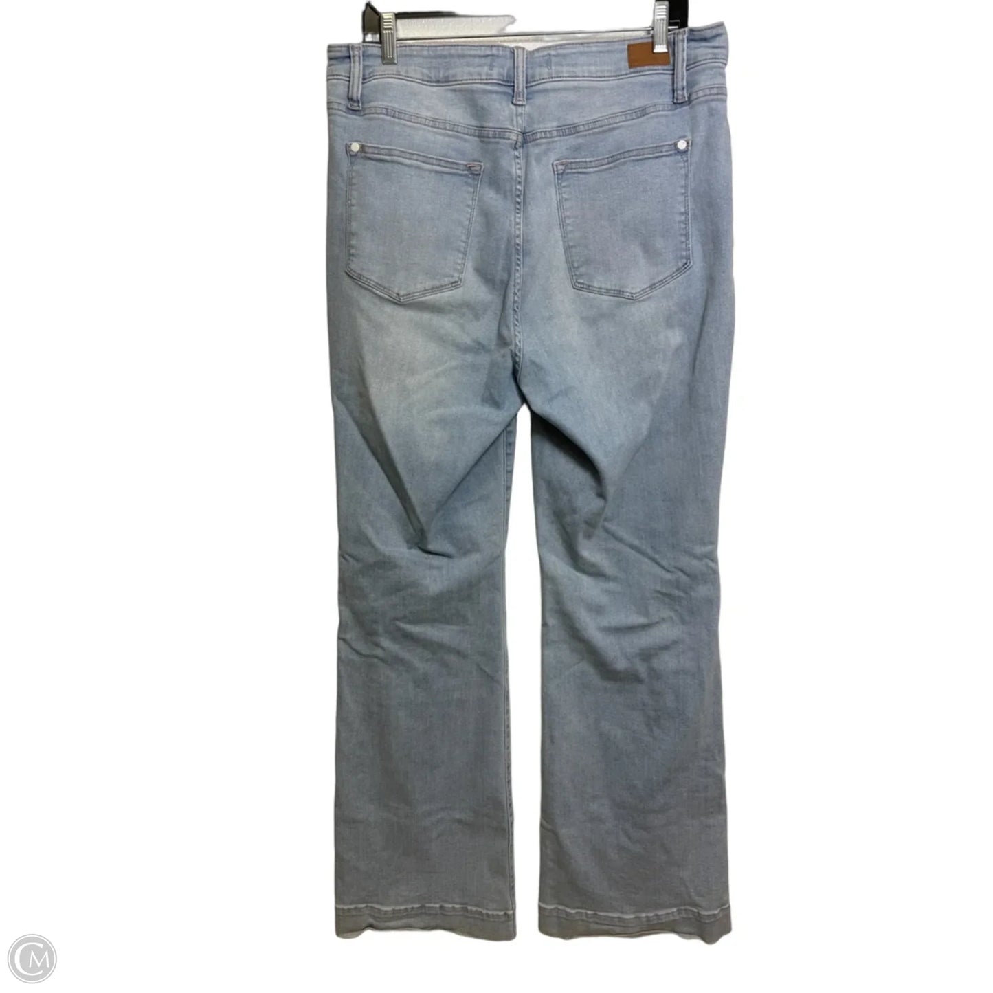 Jeans wide leg By Judy Blue In Blue Denim, Size: 16