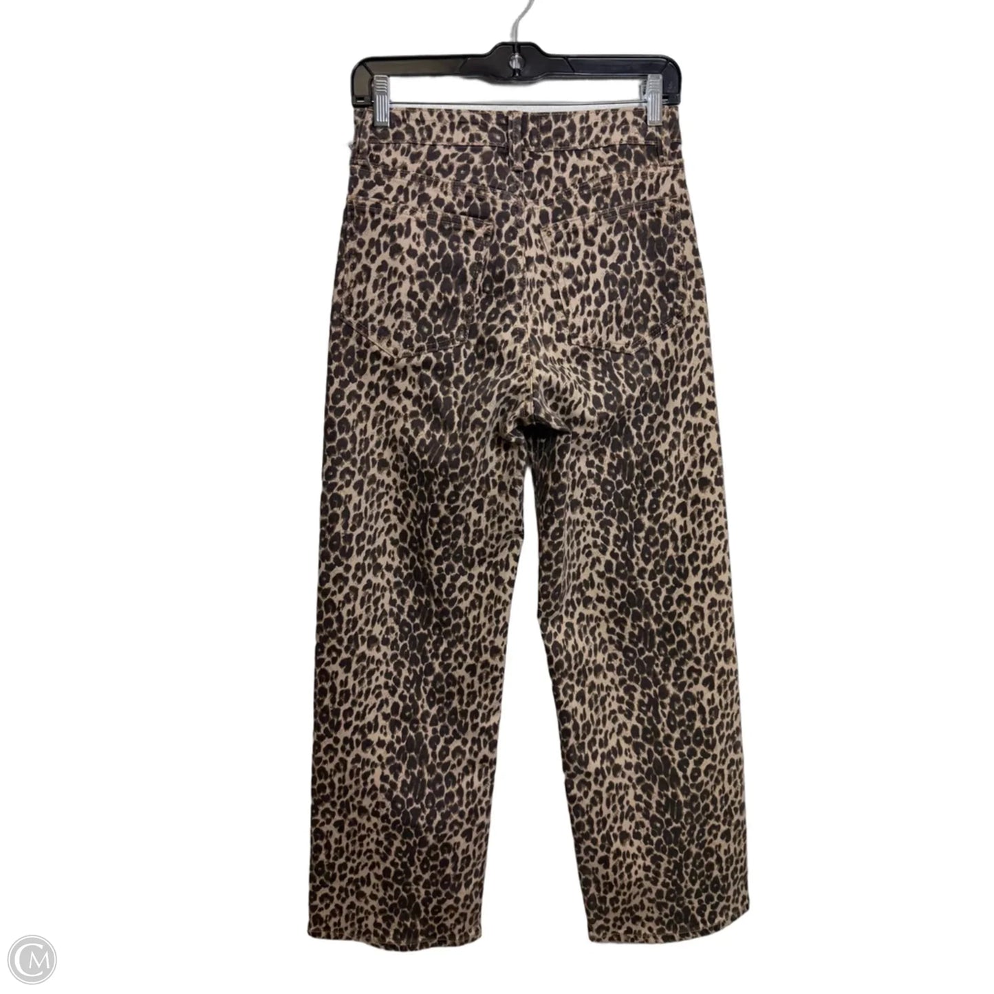 Jeans Straight By Just Black In Animal Print, Size: 26