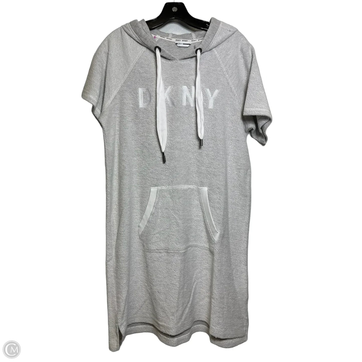 Athletic Dress By Dkny In Grey, Size: M