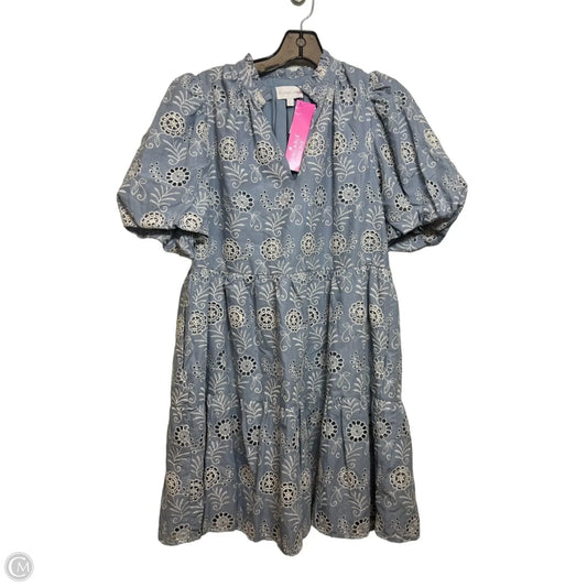 Dress Casual Short By Sugar Lips In Blue, Size: Xs