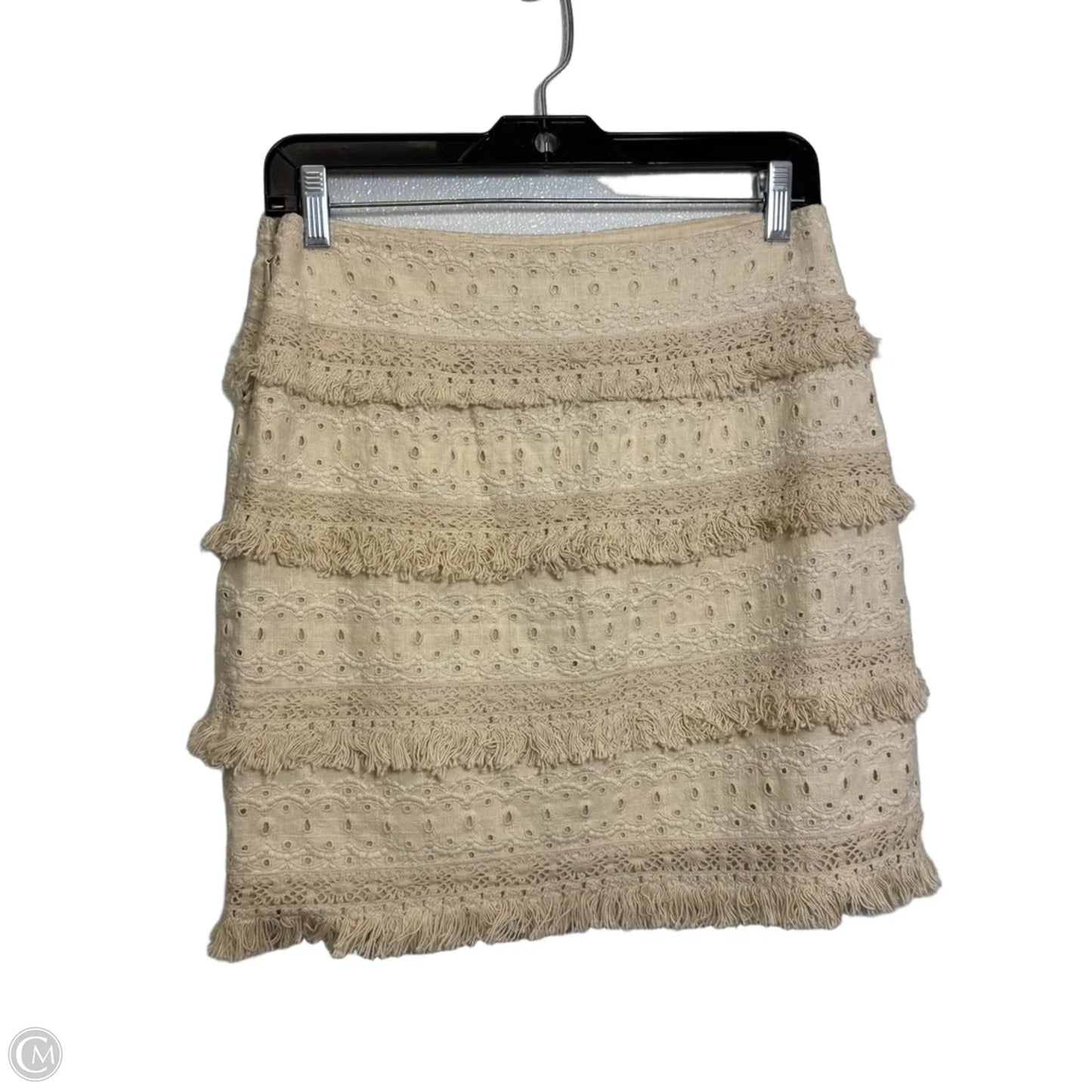 Skirt Mini & Short By Hd In Paris In Beige, Size: 4